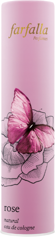 farfalla rose, natural eau de cologne
