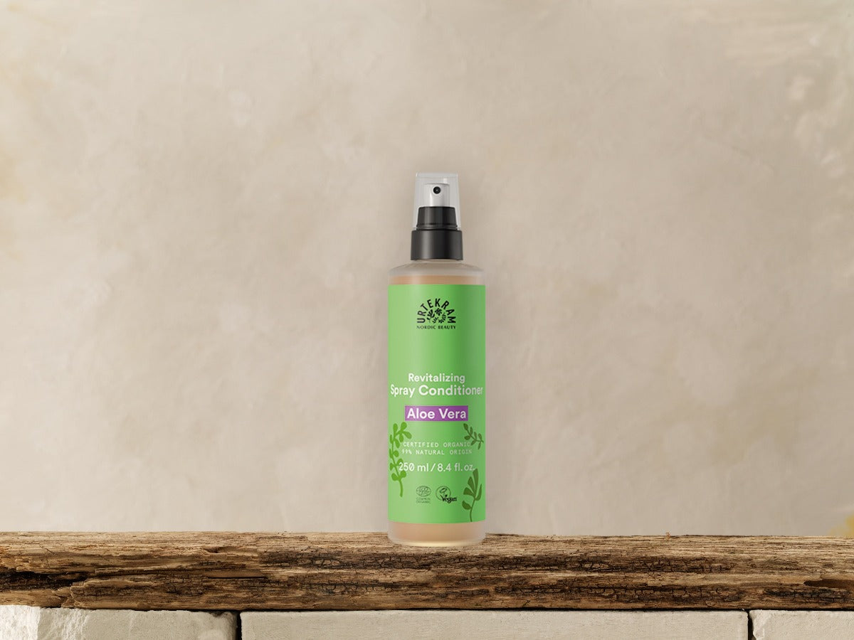 URTEKRAM Aloe Vera Spray Conditioner für bessere Kämmbarkeit